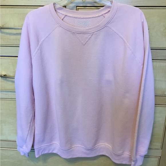 Terra& Sky Pink sweatshirt ladies size 0X. Slightly stretchy. - Picture 1 of 6